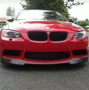 BMW 3 SERIES E90 E92 E93 M3 V STYLE CARBON FIBRE SPLITTER 07-13