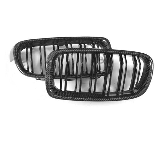 BMW 5 SERIES M5 F10 GLOSS BLACK / CARBON FIBRE GRILL 10-16