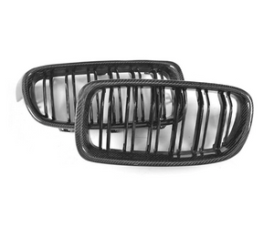 BMW 5 SERIES M5 F10 GLOSS BLACK / CARBON FIBRE GRILL 10-16