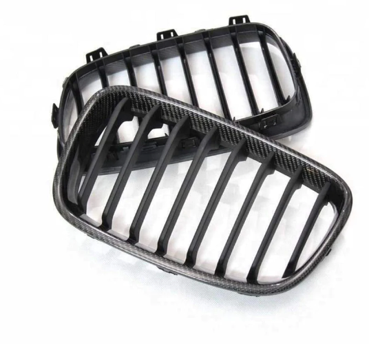 BMW 5 SERIES G30 G31 F90 CARBON FIBRE / GLOSS BLACK GRILL 17-20