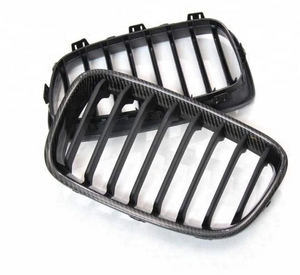 BMW 5 SERIES G30 G31 F90 M5 GLOSS BLACK / CARBON FIBRE GRILL 20+