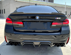 BMW 5 SERIES F90 M5 LCI CS STYLE CARBON FIBRE DIFFUSER 21+