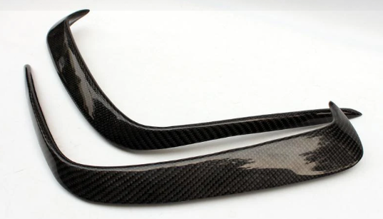 MERCEDES A CLASS W176 CARBON FIBRE REAR BUMPER TRIMS 13-18