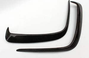 MERCEDES A CLASS W176 CARBON FIBRE REAR BUMPER TRIMS 13-18