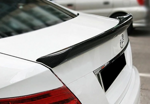 MERCEDES C CLASS W204 V STYLE CARBON FIBRE SPOILER 07-13