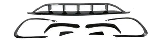 MERCEDES C CLASS CLA W117 GLOSS BLACK FRONT CANARDS 16-19