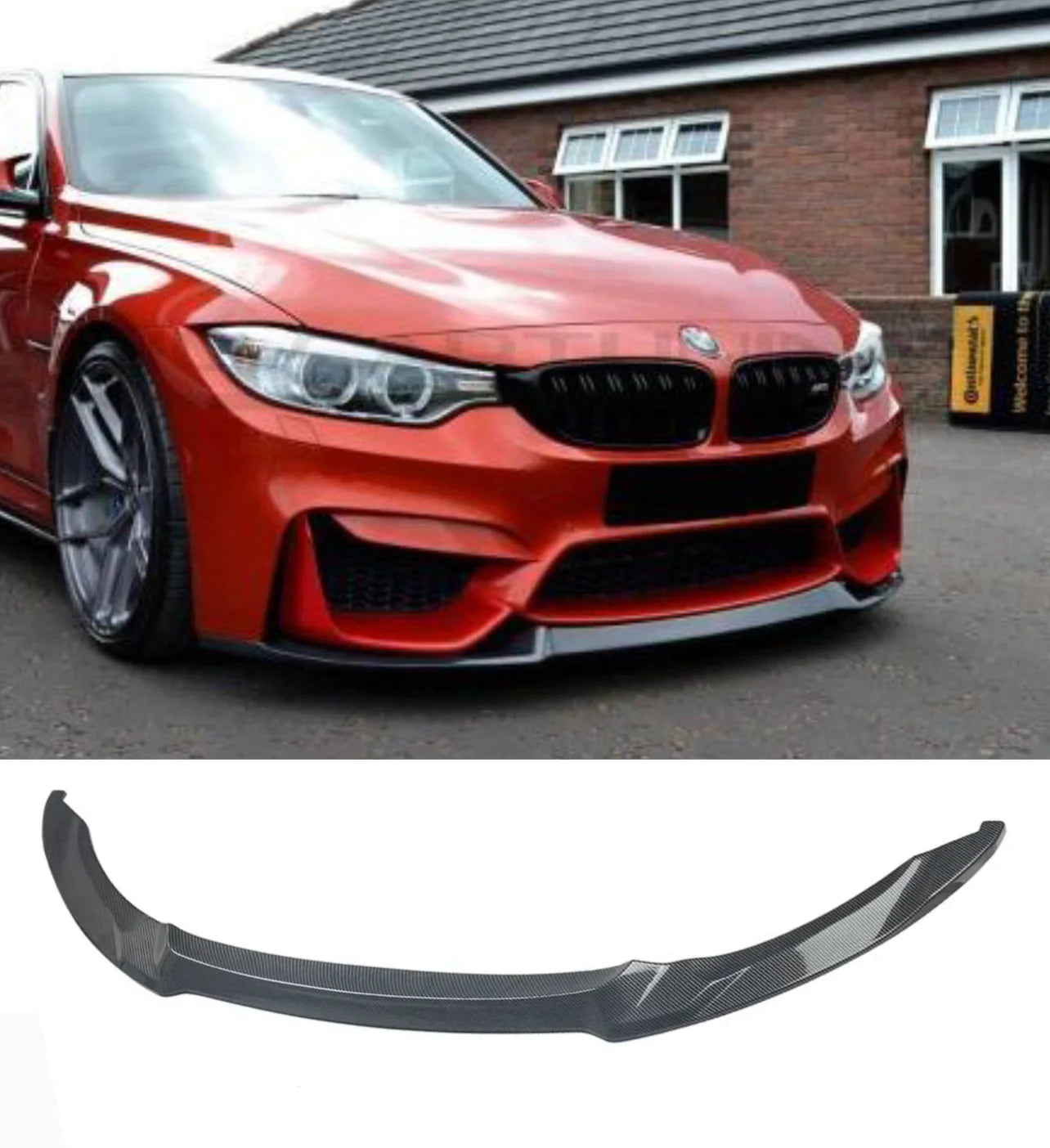 BMW M3 M4 F80 F82 F83 CARBON FIBRE CS STYLE SPLITTER 14-18