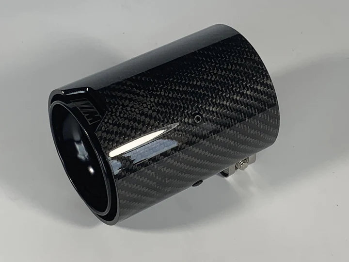 BMW 3 SERIES F30 F31 335i 340i CARBON FIBRE & BLACK M PERFORMANCE EXHAUST TIPS 12-19