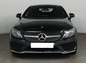 MERCEDES C CLASS W205 C205 PRE-FACELIFT CHROME DIAMOND GRILL 14-18