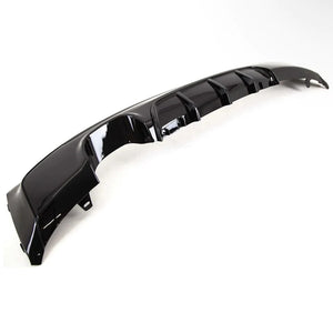 BMW 2 SERIES F22 COUPE GLOSS BLACK TWIN EXHAUST DIFFUSER 14-20