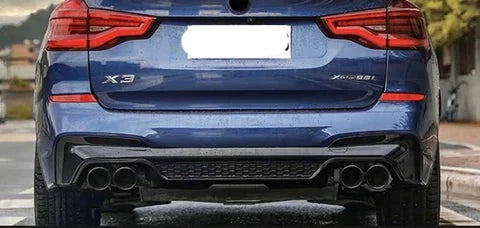 BMW X3 G01 GLOSS BLACK REAR DIFFUSER 17+