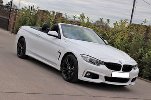 BMW 4 SERIES F32 F33 F36 GLOSS BLACK GRILLS DOUBLE SLAT 14-20