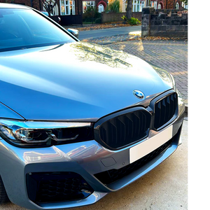 BMW 5 SERIES G30 G31 F90 M5 GLOSS BLACK / CARBON FIBRE GRILL 20+