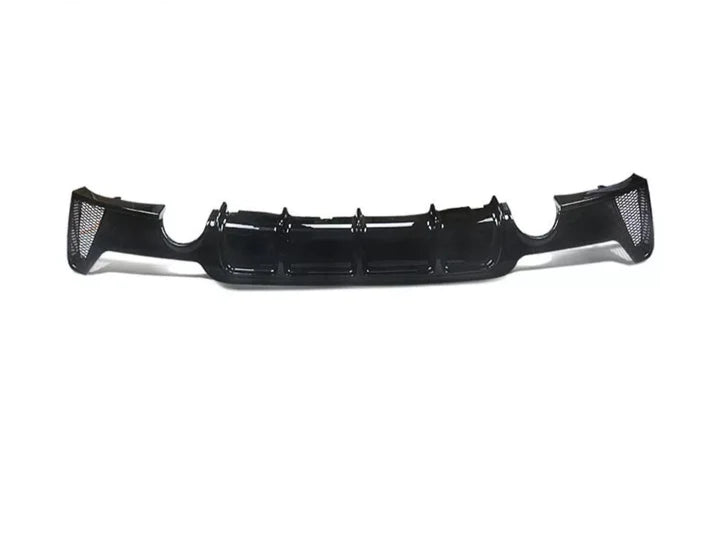 BMW 4 SERIES F32 F33 F36 GLOSS BLACK DUAL EXHAUST DIFFUSER 14-20