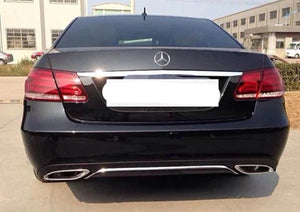 MERCEDES E CLASS W212 GLOSS BLACK DIFFUSER 13-16