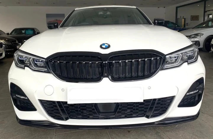 BMW 3 SERIES G20 GLOSS BLACK FRONT SPLITTER 19+