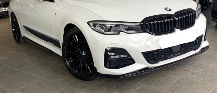 BMW 3 SERIES G20 GLOSS BLACK FRONT SPLITTER 19+