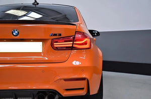 BMW 3 SERIES M3 F30 F80 GLOSS BLACK PERFORMANCE STYLE SPOILER 12-19