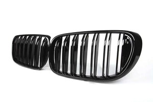 BMW 7 SERIES G12 LONG-WHEEL BASE GLOSS BLACK DOUBLE SLAT GRILL 16-19