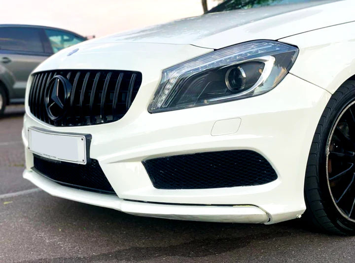 MERCEDES A CLASS W176 PRE-FACELIFT GLOSS BLACK PANAMERICANA GT GRILL 13-15