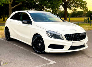 MERCEDES A CLASS W176 PRE-FACELIFT GLOSS BLACK PANAMERICANA GT GRILL 13-15