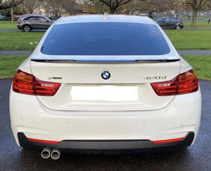 BMW 4 SERIES F36 GRAN COUPE GLOSS BLACK M4 STYLE SPOILER 14-20