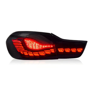 BMW 4 SERIES F32 F33 F36 SMOKED SEQUENTIAL GTS STYLE TAIL LIGHT 14-20